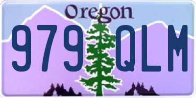OR license plate 979QLM