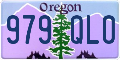 OR license plate 979QLO