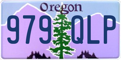 OR license plate 979QLP