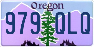 OR license plate 979QLQ