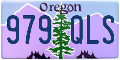 OR license plate 979QLS