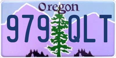 OR license plate 979QLT