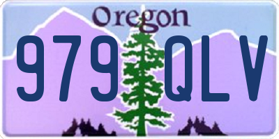 OR license plate 979QLV