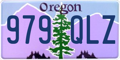 OR license plate 979QLZ
