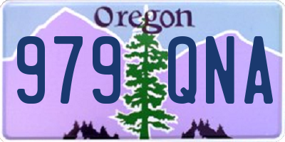 OR license plate 979QNA