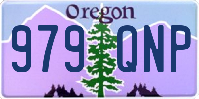 OR license plate 979QNP