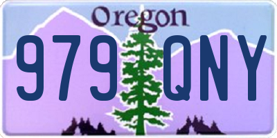 OR license plate 979QNY