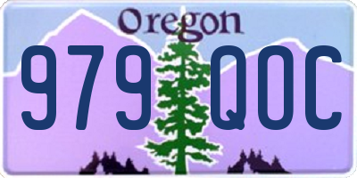 OR license plate 979QOC