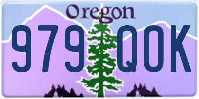 OR license plate 979QOK