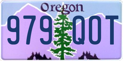 OR license plate 979QOT