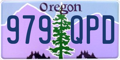OR license plate 979QPD