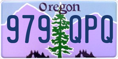 OR license plate 979QPQ