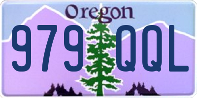 OR license plate 979QQL