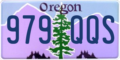 OR license plate 979QQS