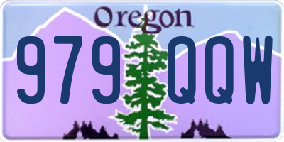 OR license plate 979QQW