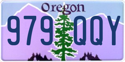OR license plate 979QQY