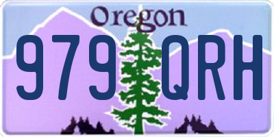 OR license plate 979QRH
