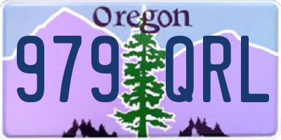 OR license plate 979QRL