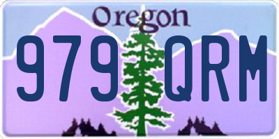 OR license plate 979QRM