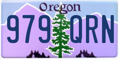 OR license plate 979QRN