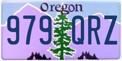 OR license plate 979QRZ