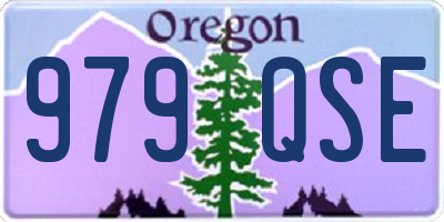 OR license plate 979QSE