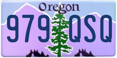 OR license plate 979QSQ