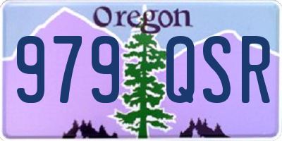 OR license plate 979QSR