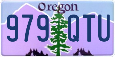 OR license plate 979QTU