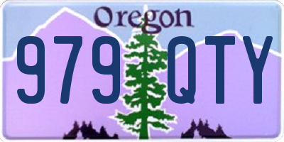 OR license plate 979QTY