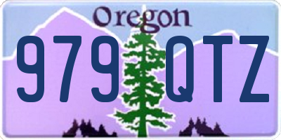 OR license plate 979QTZ