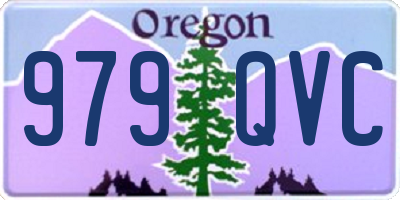 OR license plate 979QVC