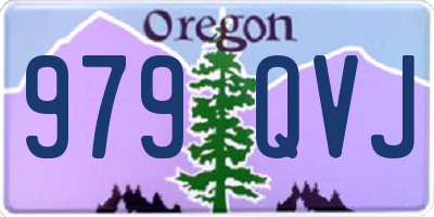 OR license plate 979QVJ