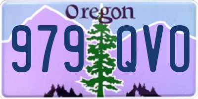 OR license plate 979QVO