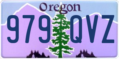 OR license plate 979QVZ