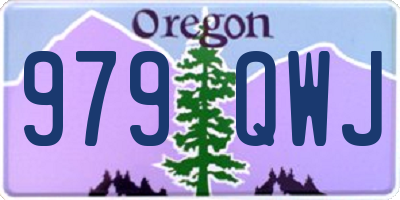 OR license plate 979QWJ