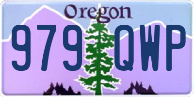 OR license plate 979QWP