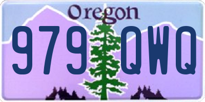 OR license plate 979QWQ