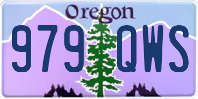 OR license plate 979QWS