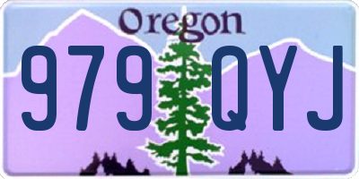 OR license plate 979QYJ