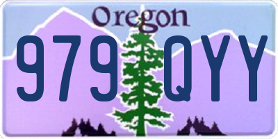 OR license plate 979QYY