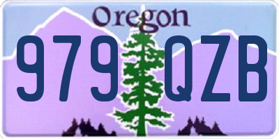OR license plate 979QZB