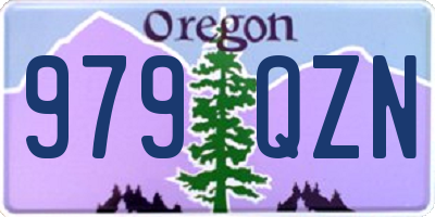 OR license plate 979QZN