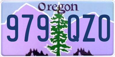 OR license plate 979QZO