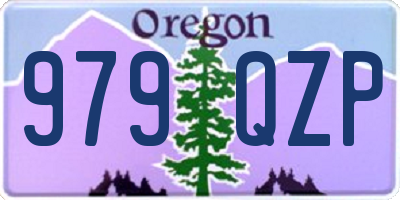 OR license plate 979QZP