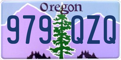 OR license plate 979QZQ