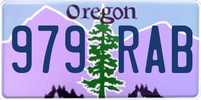 OR license plate 979RAB