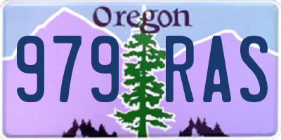 OR license plate 979RAS