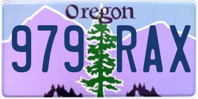 OR license plate 979RAX