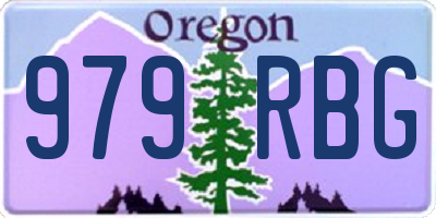 OR license plate 979RBG
